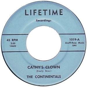 Cathy's Clown / Maybe Baby (Single)