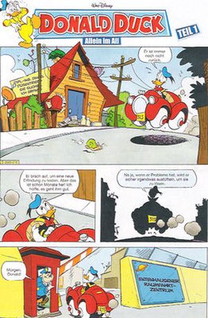 2008, idioties de l'espace - Donald Duck