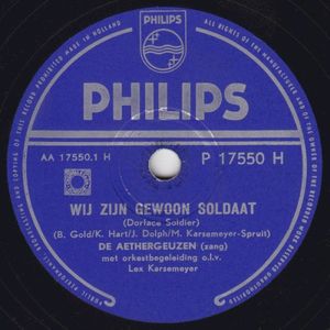 Wij zijn gewoon soldaat / Rozemarijn (Single)