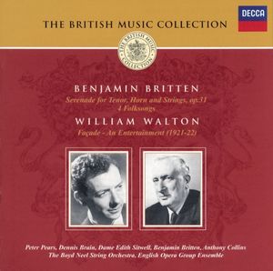 Britten: Serenade for Tenor, Horn & Strings / Walton: Façade