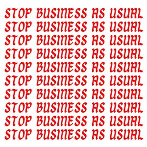 stop business as usual (Single)