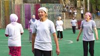 Un tournoi de football sans hommes au Kirghizistan