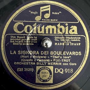 La signora dei boulevards / Moulin Rouge (Single)