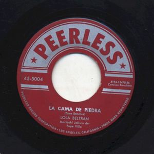 La cama de piedra / A punto de llorar (Single)