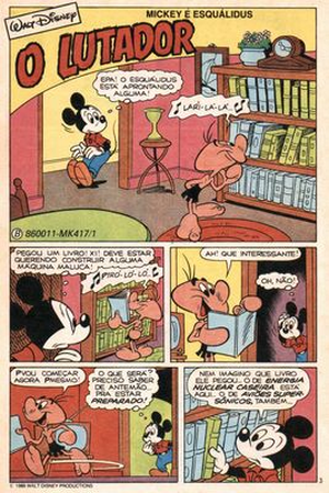 Iga Biva prend des gants - Mickey Mouse