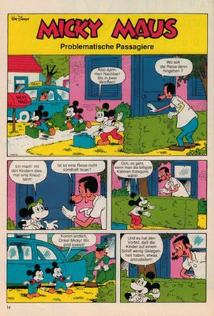 Des vacances houleuses - Mickey Mouse