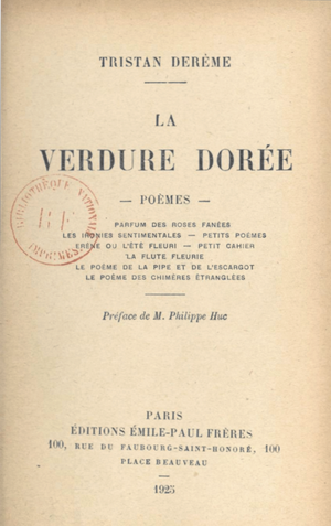 La Verdure dorée