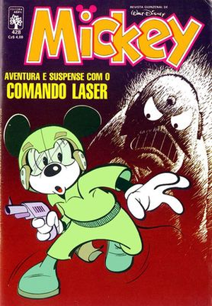 Sale temps pour le commando laser - Mickey Mouse