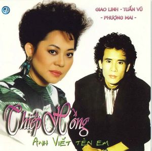 Thiệp hồng anh viết tên em