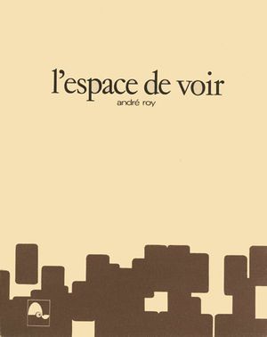 L'espace de voir