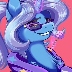 Blue Coated Smug Horse VIP