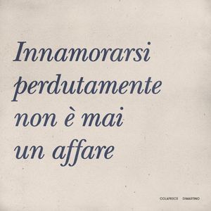 Innamorarsi perdutamente non è mai un affare (Single)