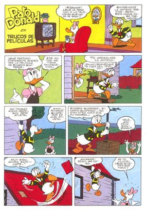 Le Cascadeur de ces dames - Donald Duck