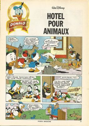 Hôtel pour animaux - Donald Duck