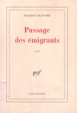 Passage des émigrants