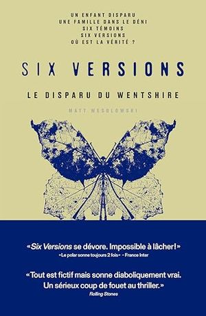 Six versions - Tome 3 : Le Disparue du Wentshire