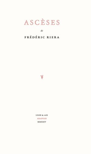 Ascèses