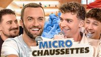 Léon Marchand et Squeezie en chaussettes (ft Freddy Gladieux & Oscar) - Micro Chaussettes #2