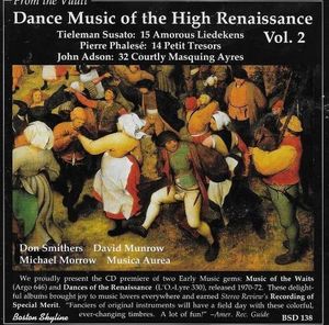 Dance Music of the High Renaissance, Volume 2