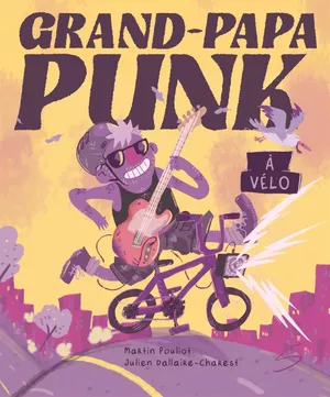 Grand-papa punk à vélo