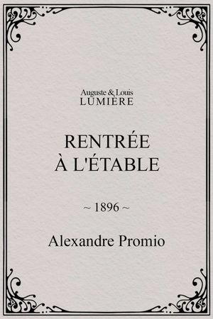 Genève: rentrée à l'étable