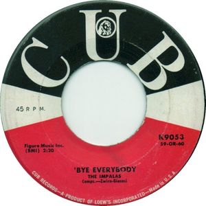 'Bye Everybody / Peggy Darling (Single)