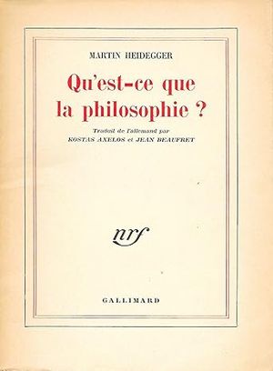 Qu'est-ce que la philosophie ?