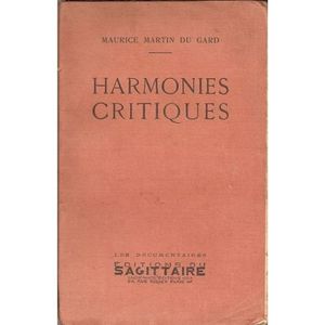 Harmonies critiques