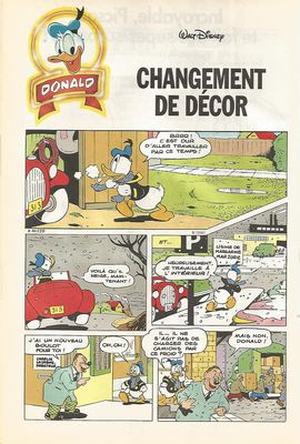 Changement de décor - Donald Duck