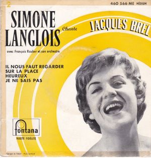 Simone Langlois chante Jacques Brel (EP)