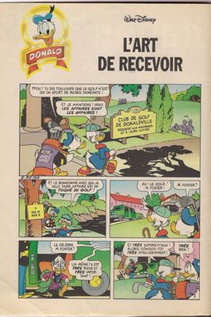 L'Art de recevoir - Donald Duck