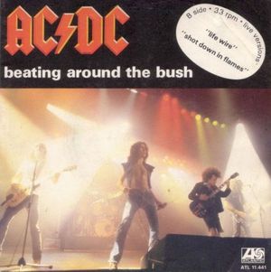 Beating Around the Bush / Live Wire/Shot Down in Flames (Single)