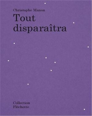 Tout disparaîtra