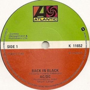 Back in Black / What Do You Do for Money Honey (Single)