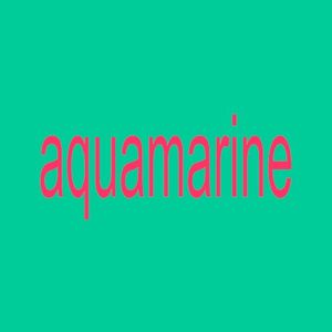 aquamarine (Single)