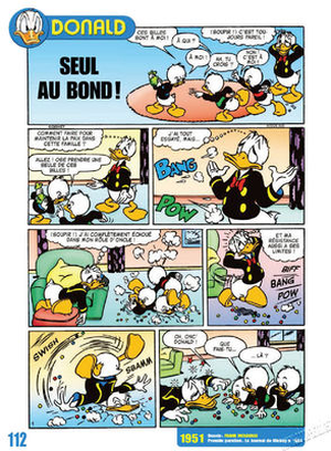 Seul au bond - Donald Duck