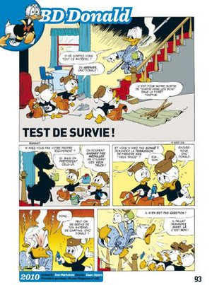 Test de survie - Donald Duck