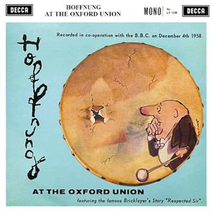 Hoffnung at the Oxford Union