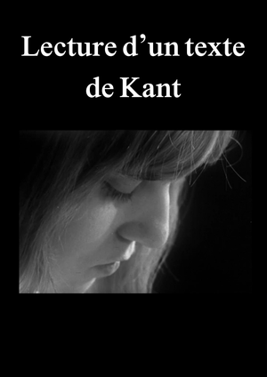 Lecture d'un texte de Kant