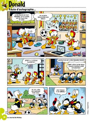 Faute d'autographe - Donald Duck