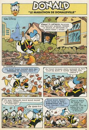 Le Marathon de Donaldville - Donald Duck