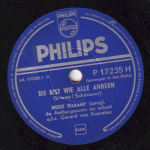 Du Bist Wie Alle Andern / Durst Ist Schlimmer Als Heimweh (Single)