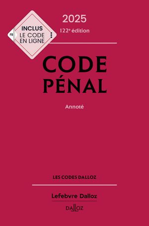 Code pénal 2025