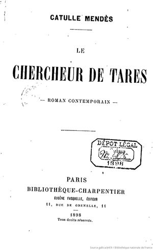 Le chercheur de tares