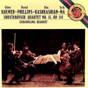 Shostakovich: Quartet no. 15, op. 144 / Gubaidulina: Rejoice! (Live)