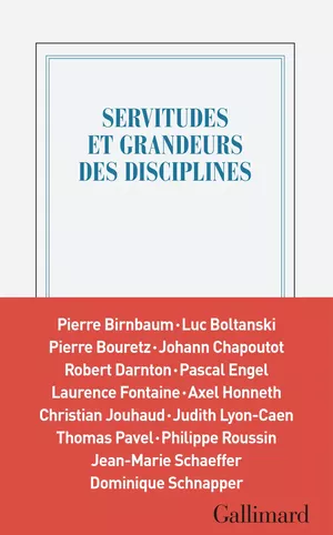 Servitudes et grandeurs des disciplines