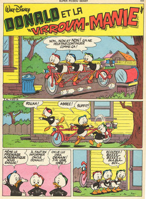Donald et la "Vrroum-manie" - Donald Duck