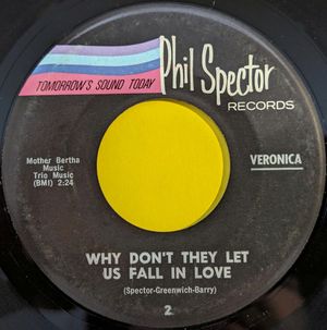 Why Don't They Let Us Fall in Love? / Chubby Danny D. (Single)