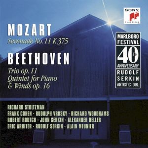 Mozart: Serenade no. 11, K. 375 / Beethoven: Trio, op. 11 / Quintet, op. 16