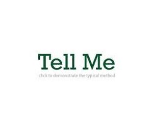 Tell Me (Single)